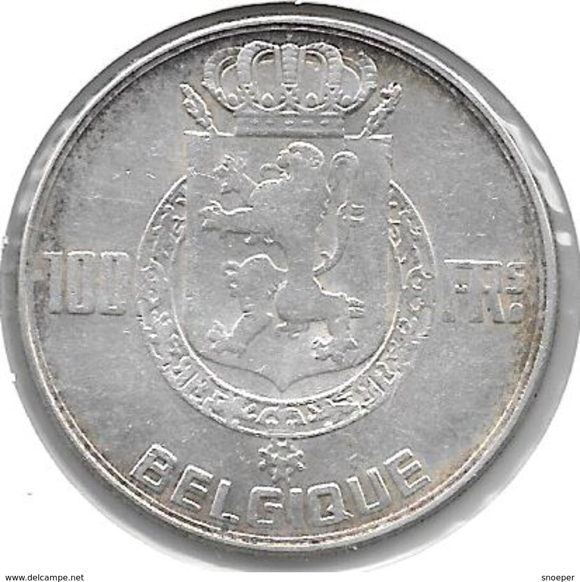 *belguim 100 Francs 1950 French - 100 Francs