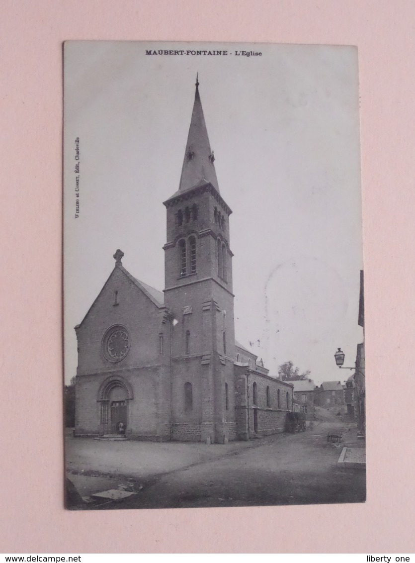 MAUBERT-FONTAINE L'Eglise ( Winling Et Cosset ) Anno 1904 ( Voir Photo ) ! - Charleville
