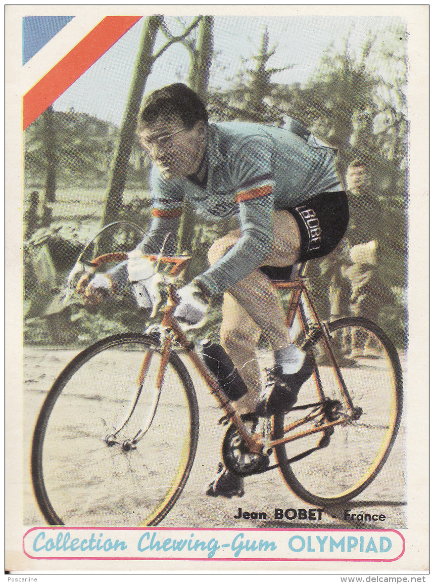 Cyclisme, Jean Bobet, Collection Chewing-gum Olympiad, 2 Scans - Cyclisme