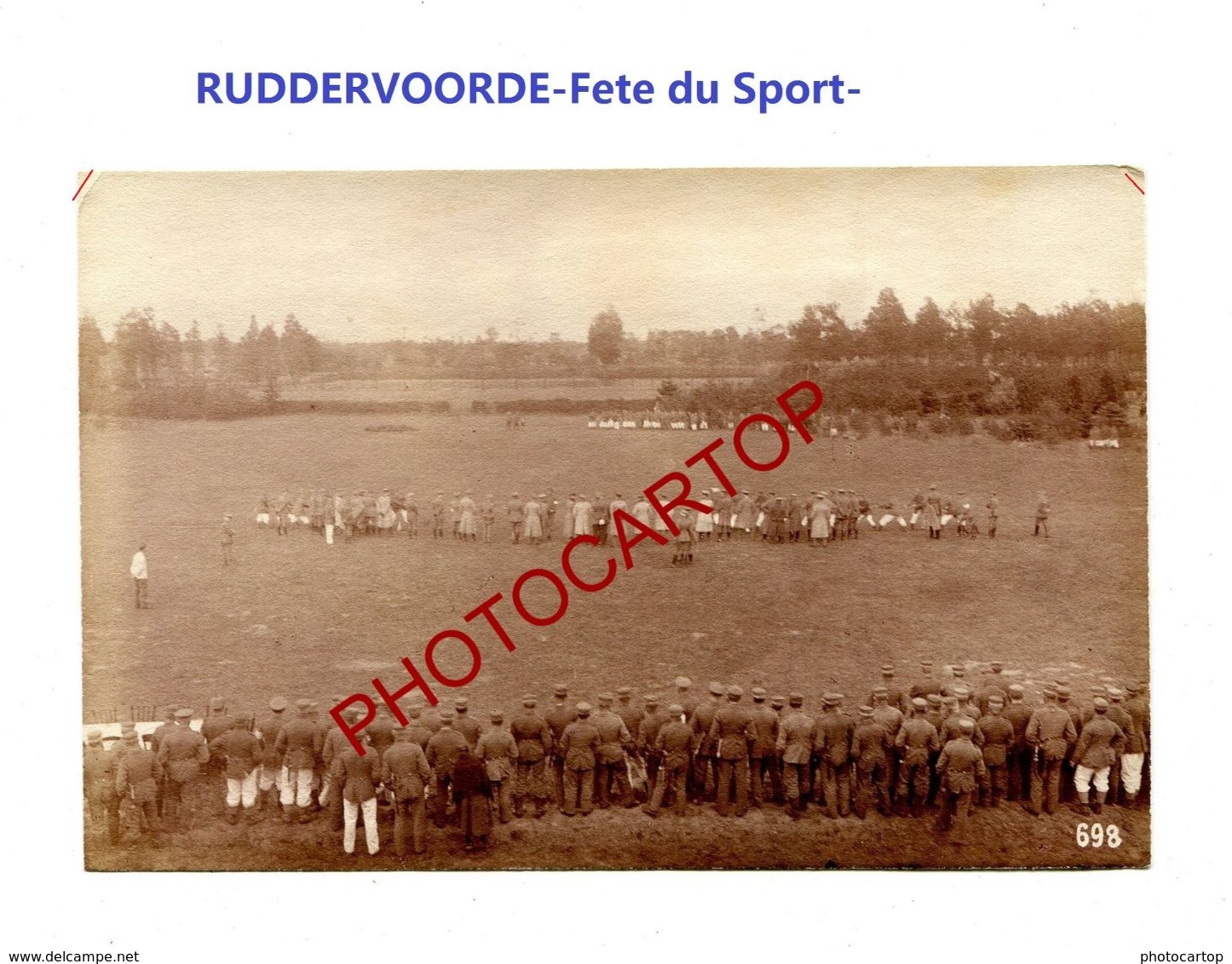 RUDDERVOORDE-Fete Sportive-8-5-1916-Tir A La Corde-Cliche 698-Inf. Regt.182-GUERRE 14-18-1 WK-Militaria- - Oostkamp