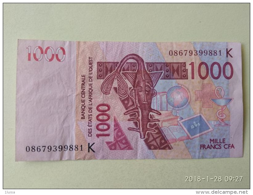 1000 Francs 2003 - West African States