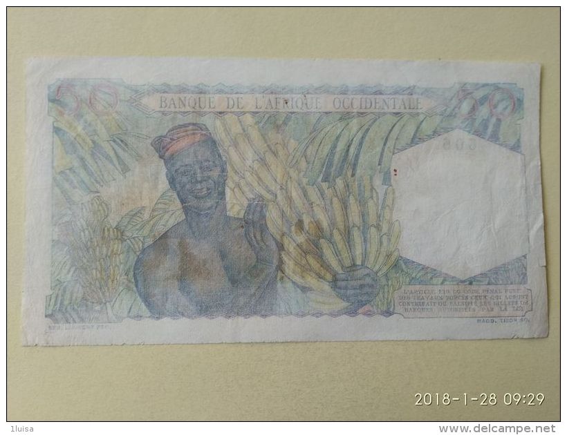 50 Francs 1948 - Stati Dell'Africa Occidentale