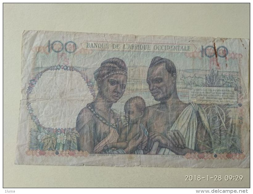 100 Francs 1948 - Stati Dell'Africa Occidentale