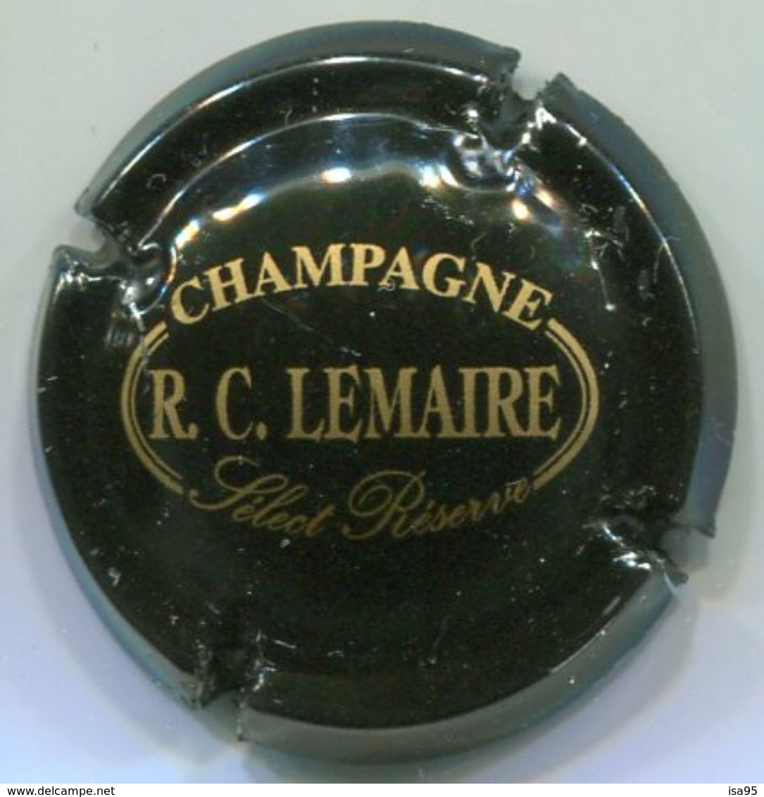 CAPSULE-CHAMPAGNE LEMAIRE R.C. N°04 Sélect Réserve Noir & Or - Autres & Non Classés