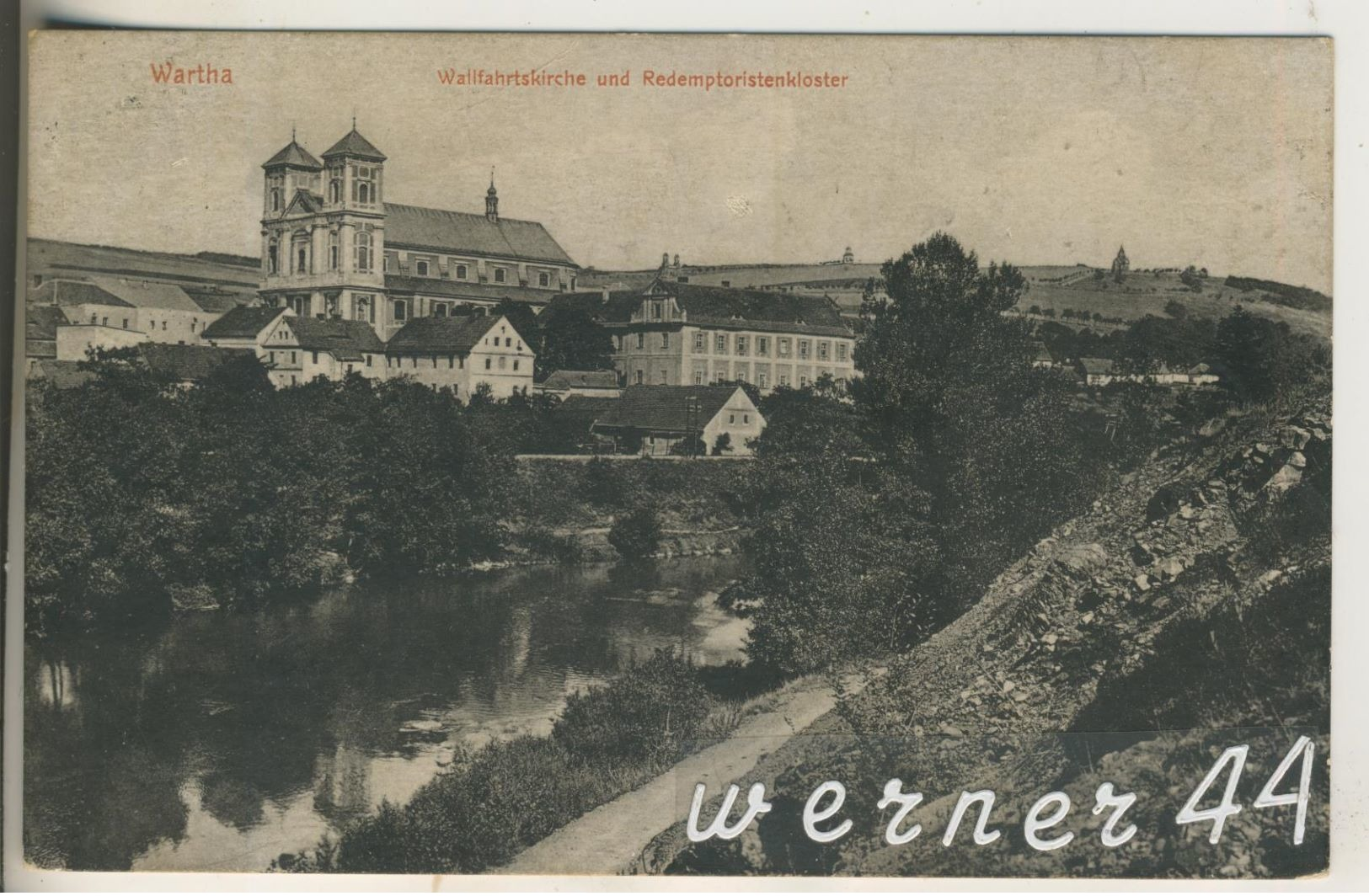 Wartha V.1913 Wallfahrtskirche Mit Kloster (12868) - Schlesien