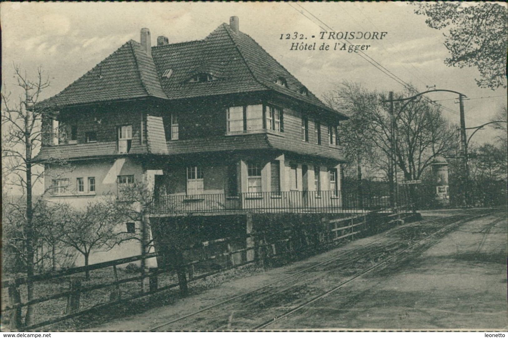 AK Troisdorf, Hotel De L'Agger, Um 1925 (28553) - Troisdorf