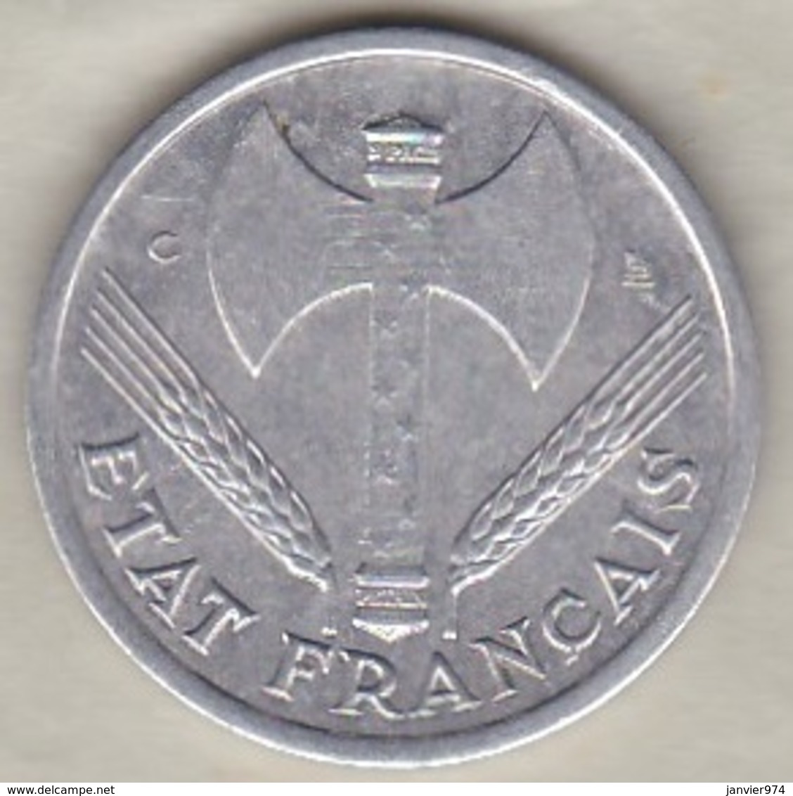 État Français  1 Franc 1944 C Castelsarrasin, Gadoury 471 - 1 Franc