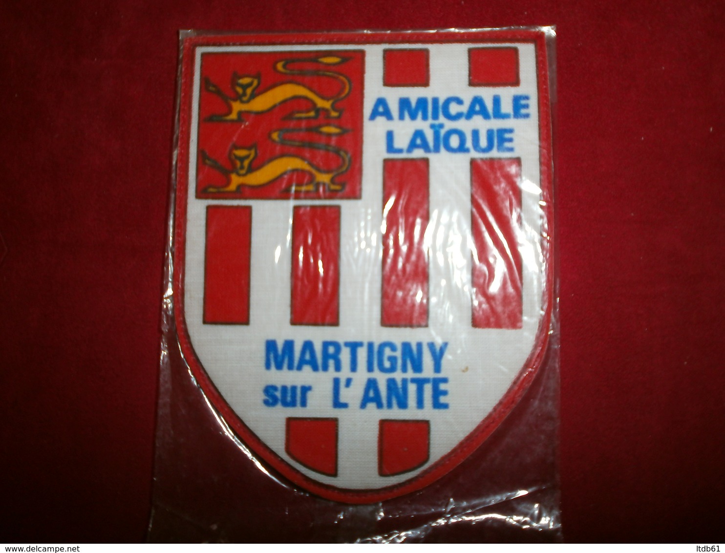 Autres Collections > Ecussons [14] Calvados > Autres Communes Martigny Sur L'ante Amicale Laique Martigny Sur L'ante - Patches