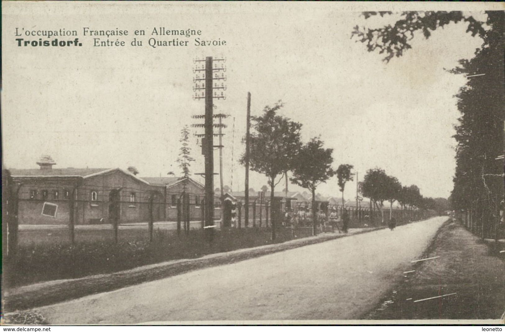 AK Troisdorf, Entrée Du Quartier Savoie, Ca. 1920er Jahre (28557) - Troisdorf