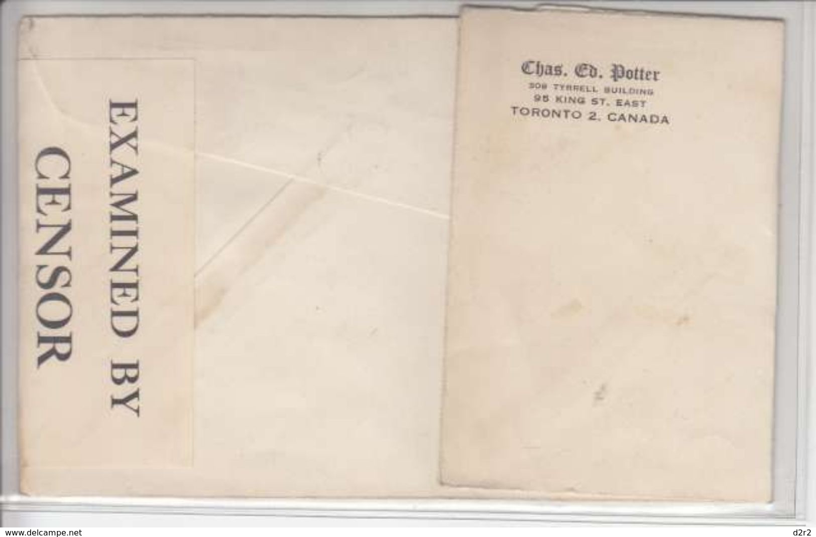 LETTRE POUR LA SUISSE - CENSUREE,DIVERS CACHET ET BANDE DE CENSURE  - 1.02.1940 - V/IMAGE- - Lettres & Documents