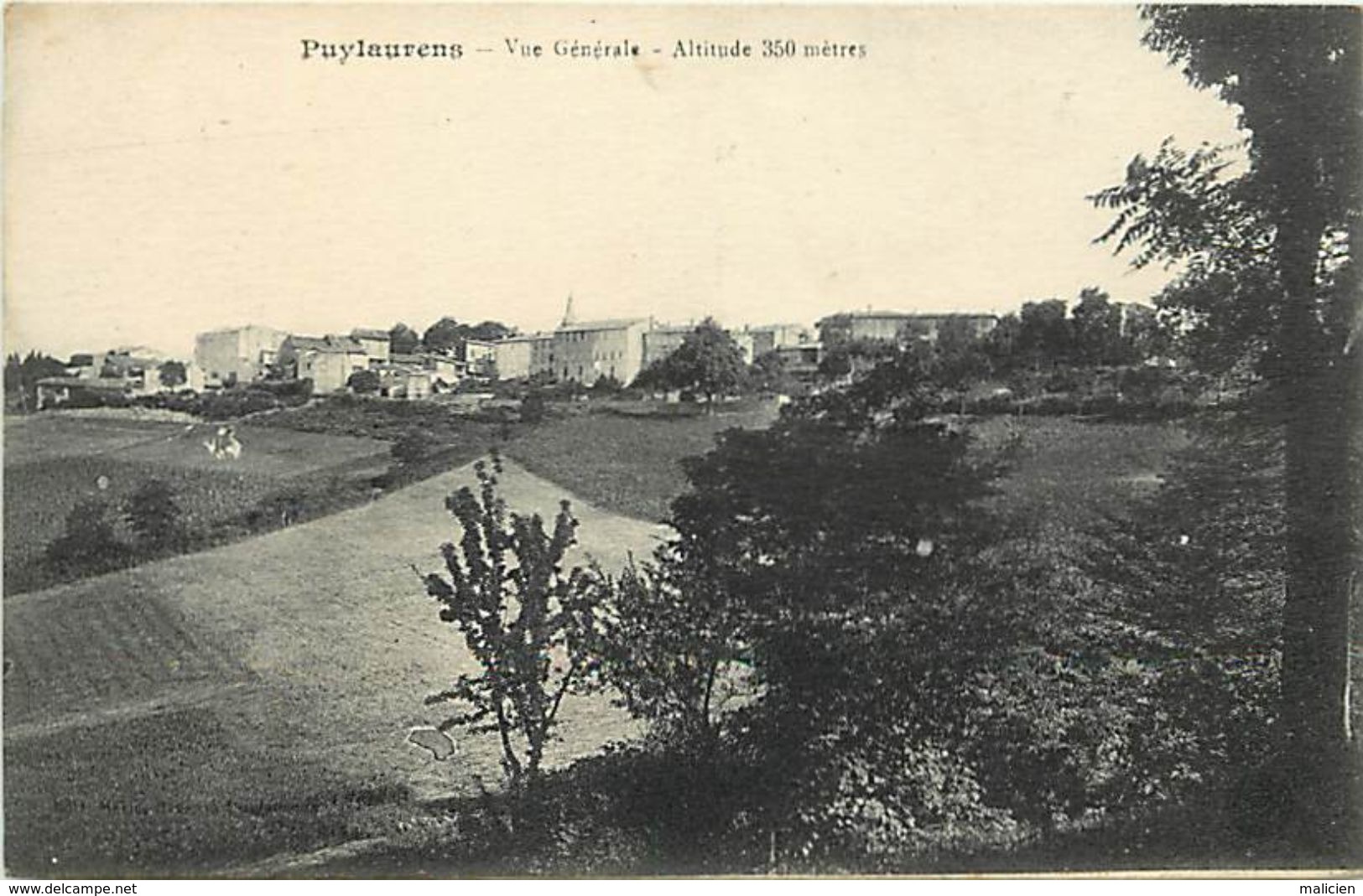 - Dpts Div.-ref-XX602- Tarn - Puylaurens - Vue Generale - Carte Bon Etat - - Puylaurens