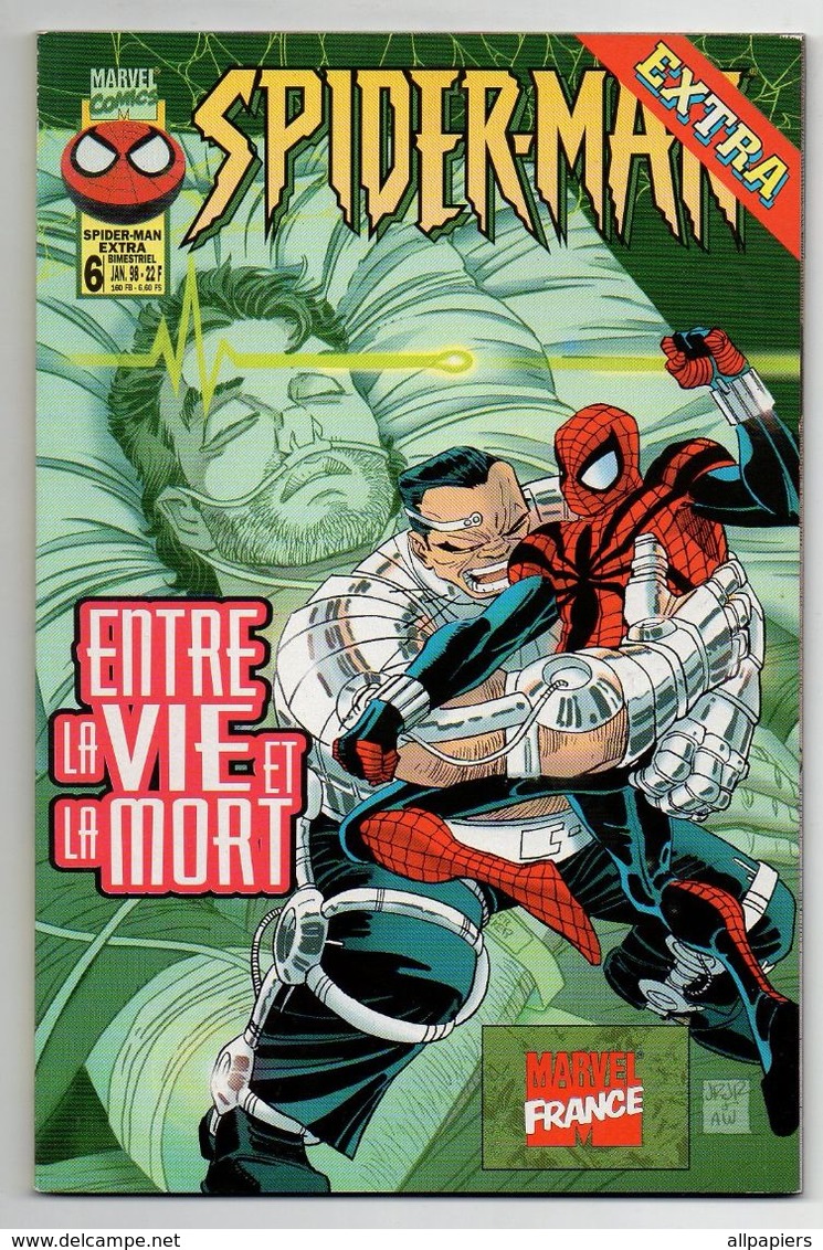Spider-man Extra N°6 Entre La Vie Et La Mort - Peter N'est Plus - La Promesse - Le Goût Du Sacrifice De 1998 - Spiderman