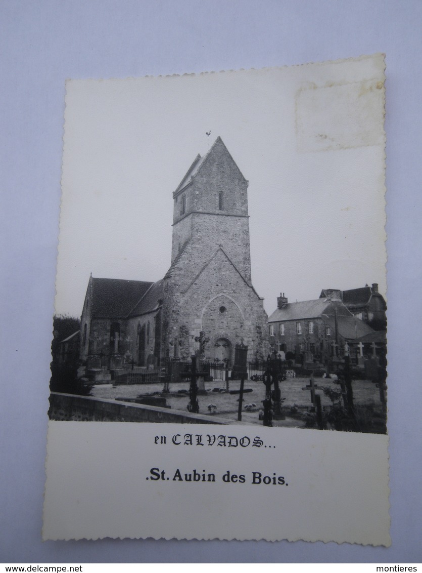 CPSM 14 - CLAVADOS - SAINT AUBIN DES BOIS - L'EGLISE - Altri & Non Classificati