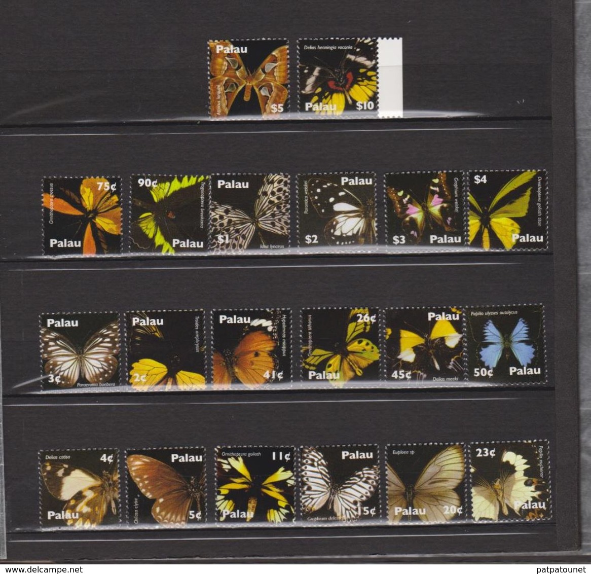 Palau YV 2321/40  N 2007 Papillons - Farfalle