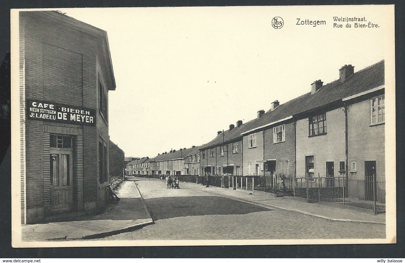 +++ CPA - ZOTTEGEM - Rue Du Bien-Etre - Welzijnstraat - Nels - Café   // - Zottegem