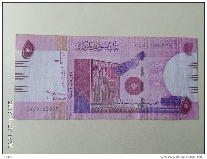 5 Pound 2007 - Soudan