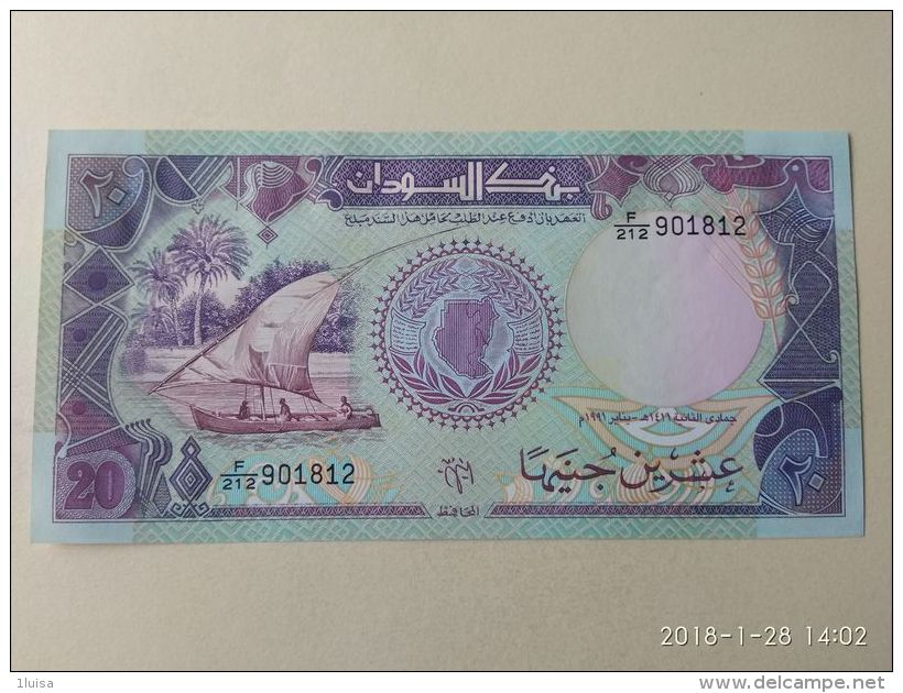 20 Pounds 1991 - Sudan