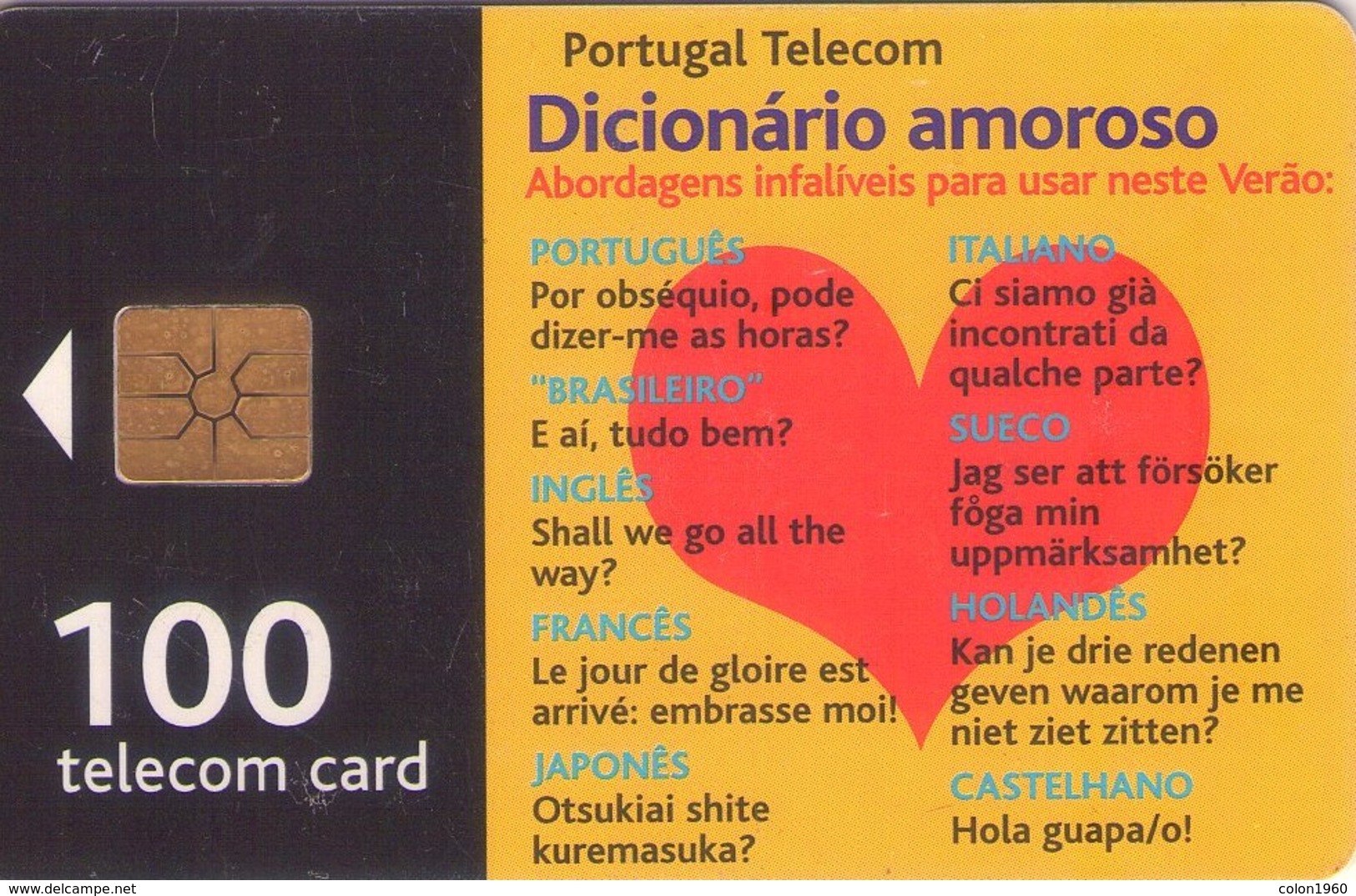 PORTUGAL. PT233. Verão 99 - Dicionário Amoroso. 100U. 1999-05. (172) - Portugal