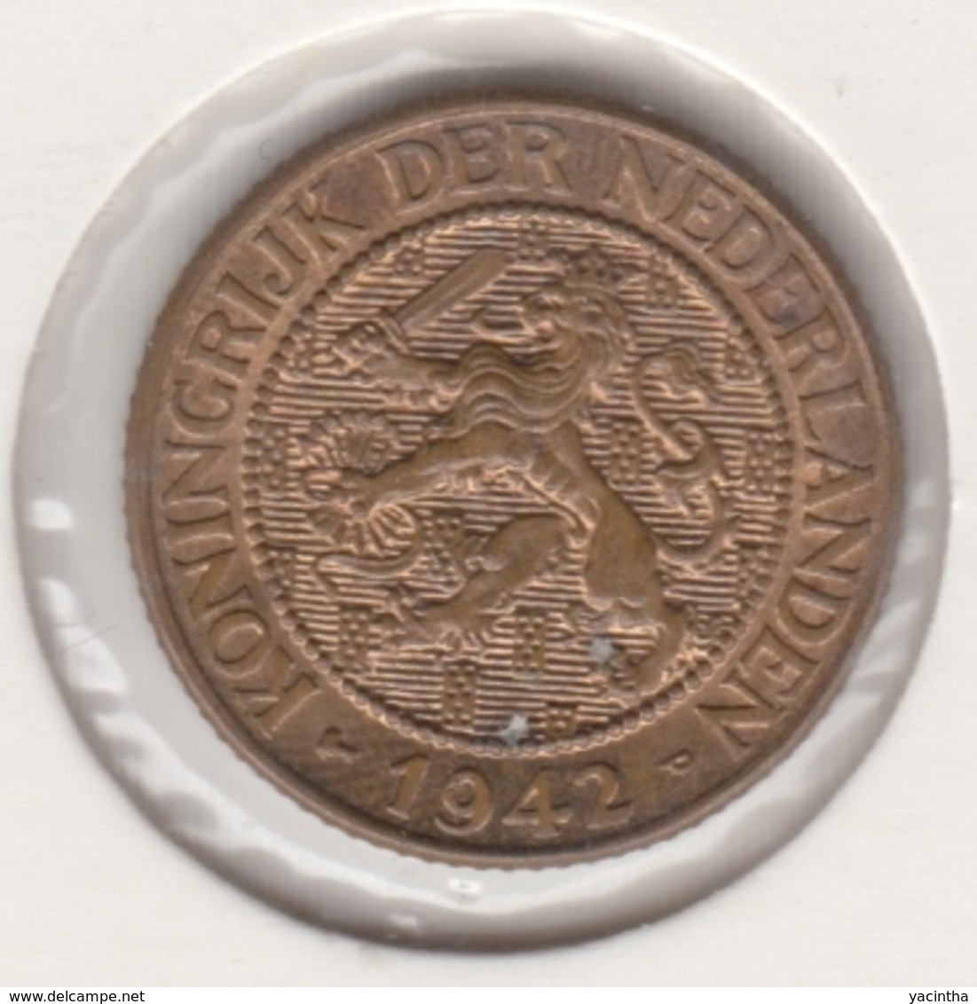 @Y@    Nederland  1 Cent  1942   FDC   (1755) - 1 Cent