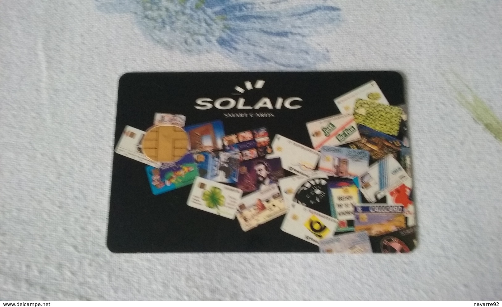 ANCIENNE CARTE A PUCE SOLAIC T.B.E !!! - Cartes De Salon Et Démonstration