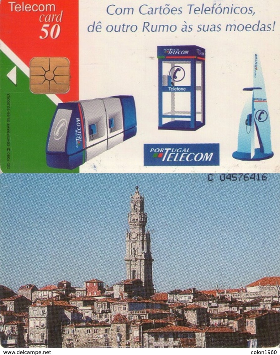 PORTUGAL. PT089. Torre Dos Clérigos. 33000 Ex. 05-1996. (192) - Portugal