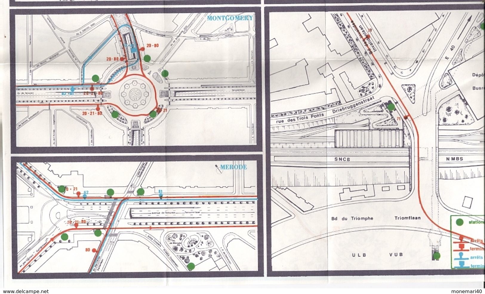 Metro De Bruxelles - Inauguration De La Ligne N* 1 Et Restructuration Du Réseau De Surface. - Europe