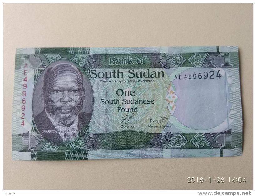 1 Pound 2011 - South Sudan