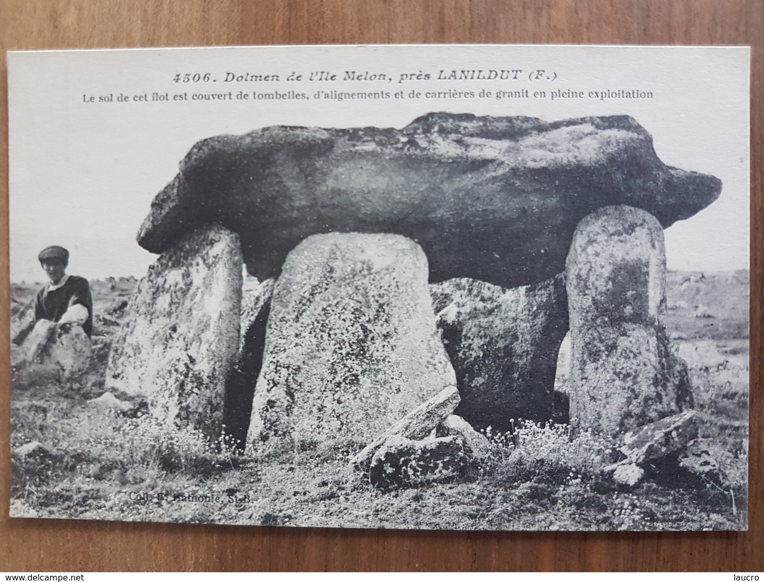 Dolmen De L'ile Melon Près Lanildut.édition Hamonic 4506 - Autres & Non Classés