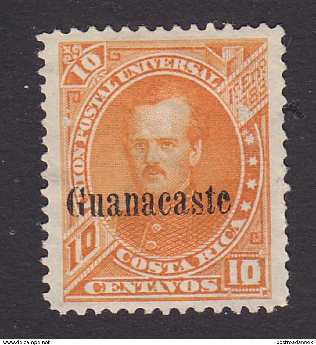 Costa Rica, Guanacaste, Scott #3, Mint No Gum, Fernandez Overprinted, Issued 1885 - Costa Rica