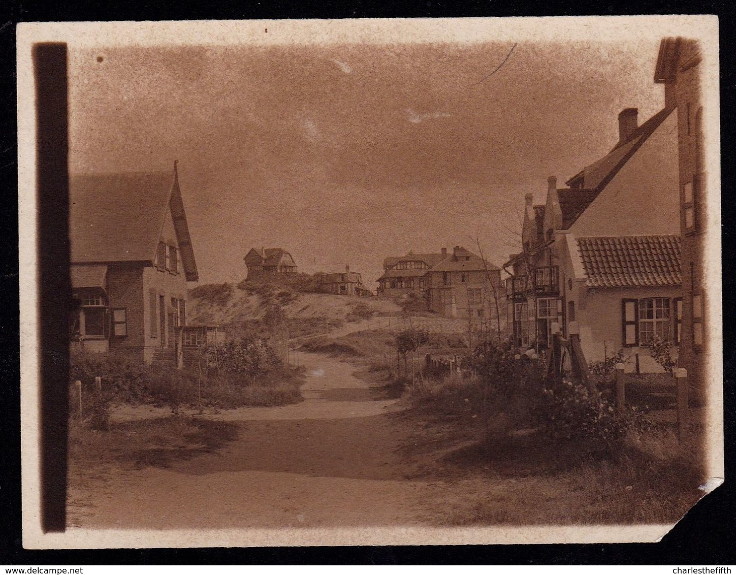 AUTHENTIEKE FOTO 1897 - BELGISCHE KUST -  DE PANNE ? - 12 X 8.5cm PHOTO AUTHENTIQUE - Andere & Zonder Classificatie