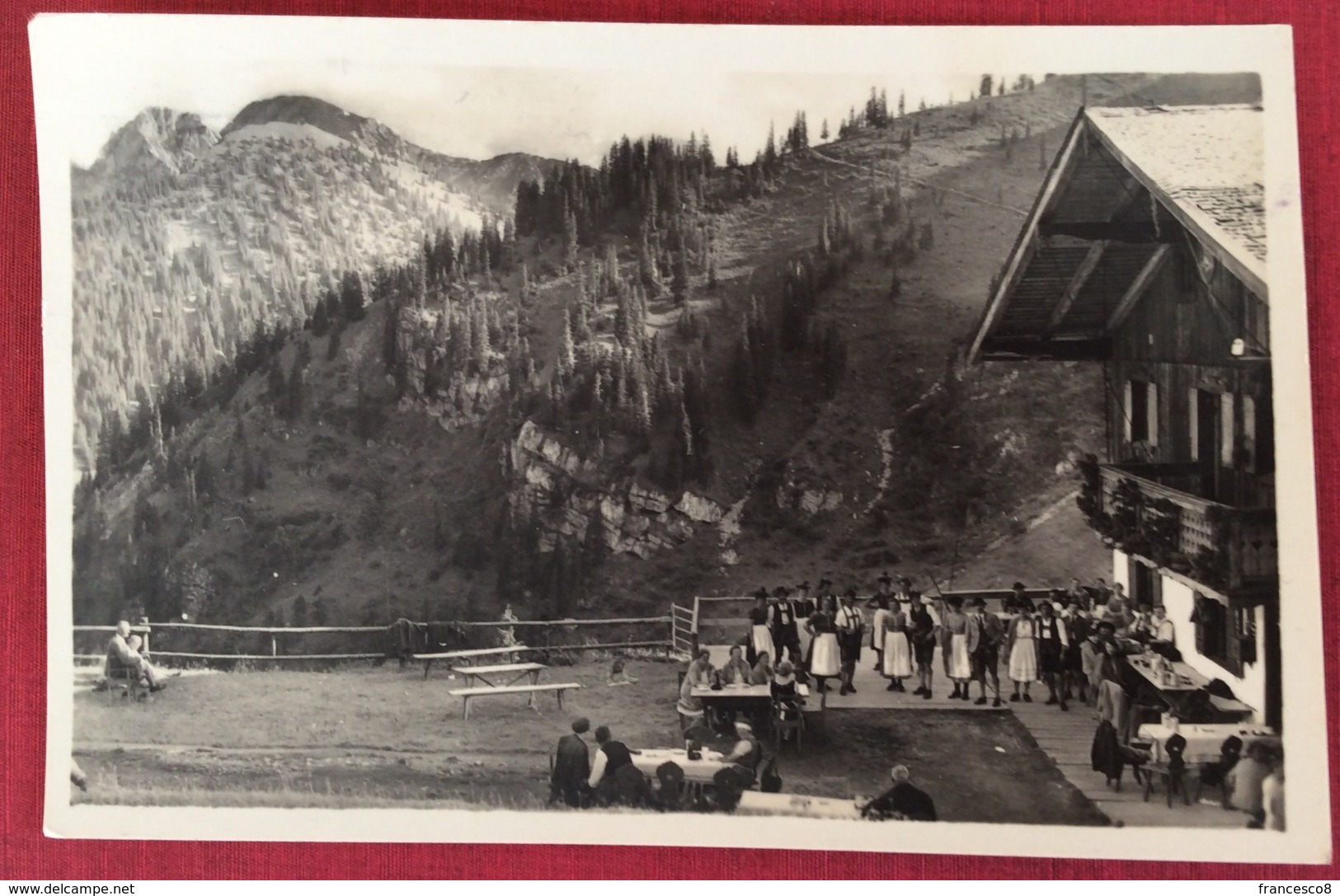 1930 WALLBERGHAUS MIT RISSERKOGEL UND PLANKENSTEIN BEI TEGERNSEE / UNSERE BAYERRISCHEN ALPEN - Tegernsee