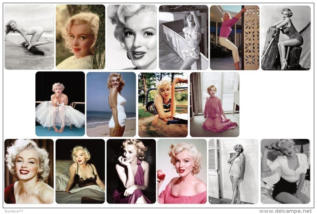 Legends of cinema - Marilyn Monroe collection (160 differents ) pocket calendar - Year 2014