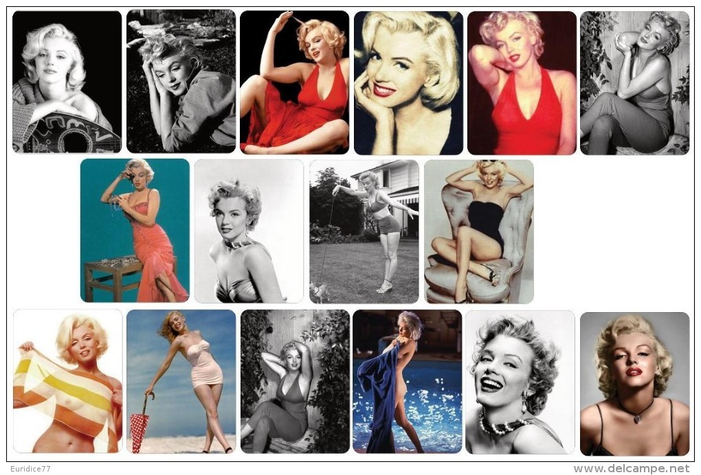 Legends of cinema - Marilyn Monroe collection (160 differents ) pocket calendar - Year 2014