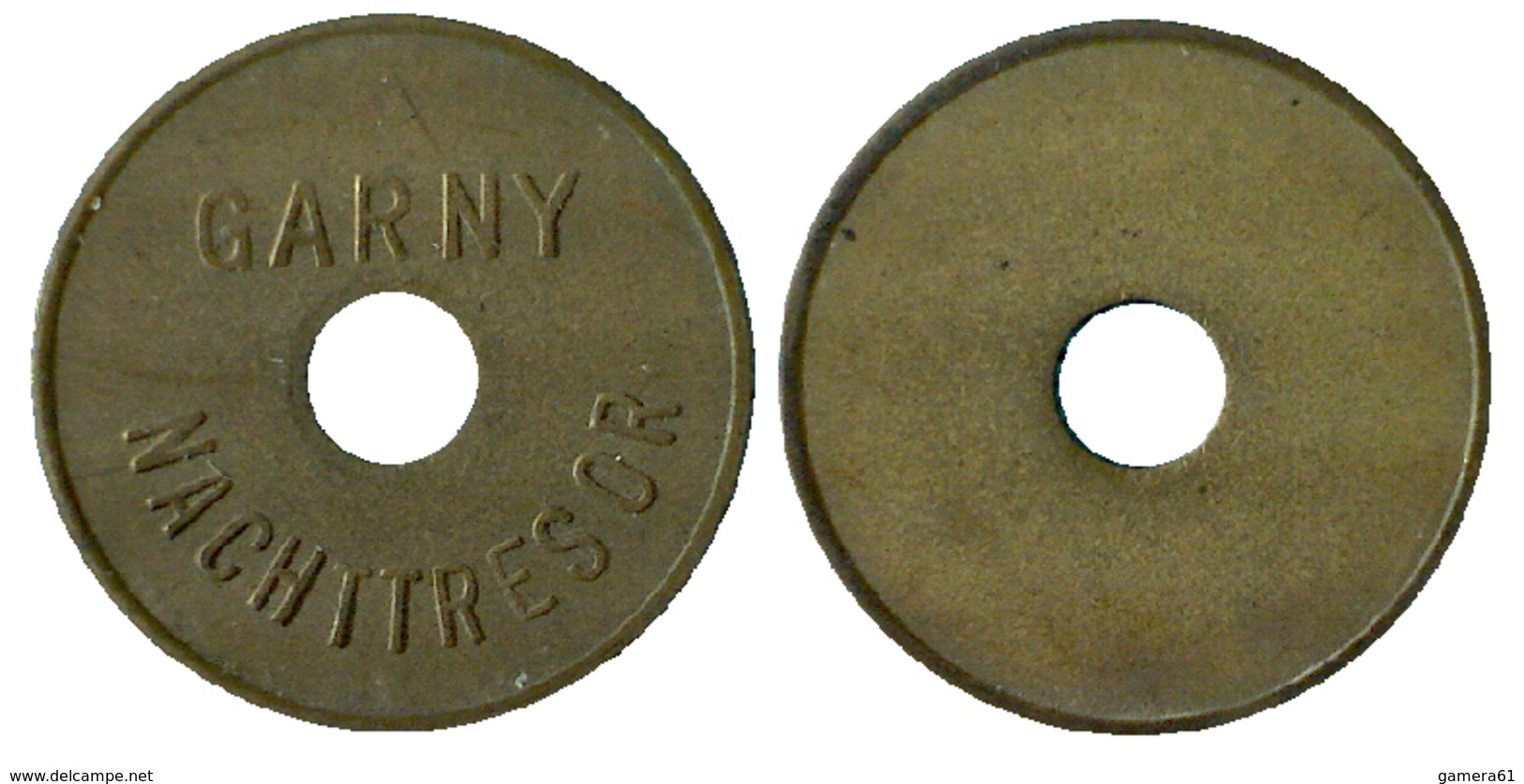 01817 GETTONE JETON TOKEN ADVERTISING GARNY NACHTRESOR - Autres & Non Classés