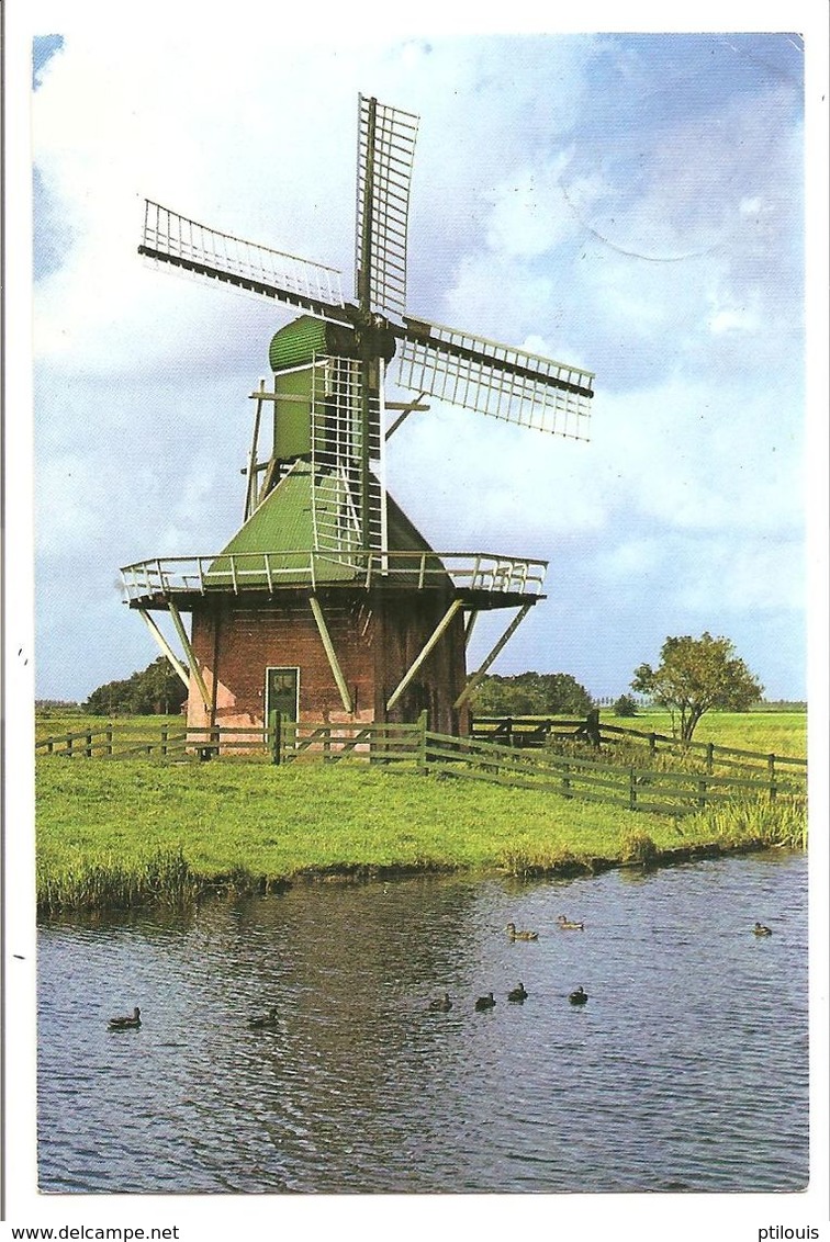 JOURE / DE JOUWER - Moulin à Vent / Wipwatermolen - (Printed In Holland) - Joure