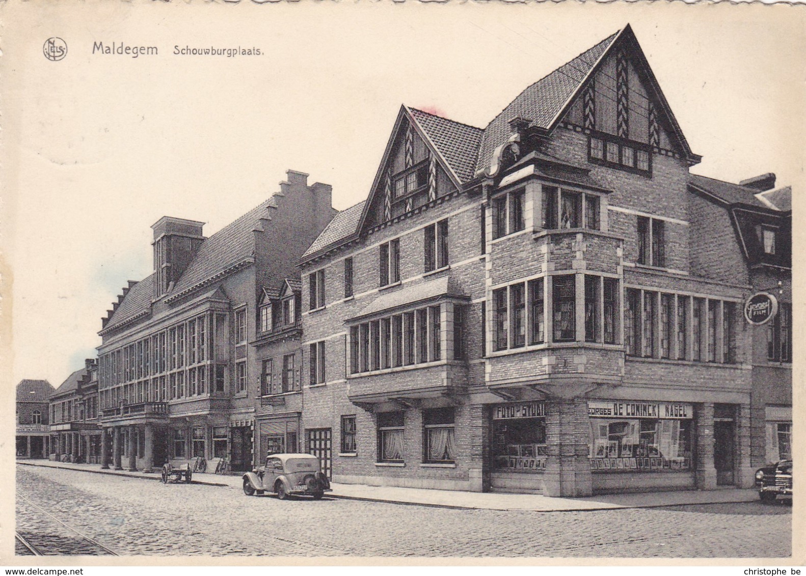 Maldegem, Maldeghem, Schouwburgplaats,  Foto Studio Georges De Coninck - Nagel (pk42352) - Maldegem