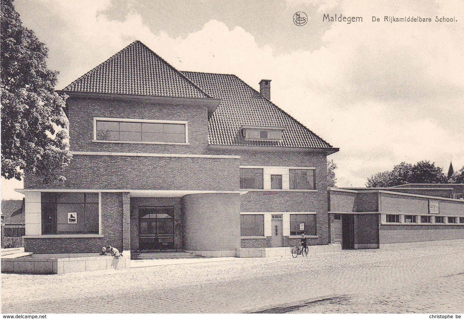 Maldegem, Maldeghem, Middelbare Rijksmiddelbare School (pk42357) - Maldegem