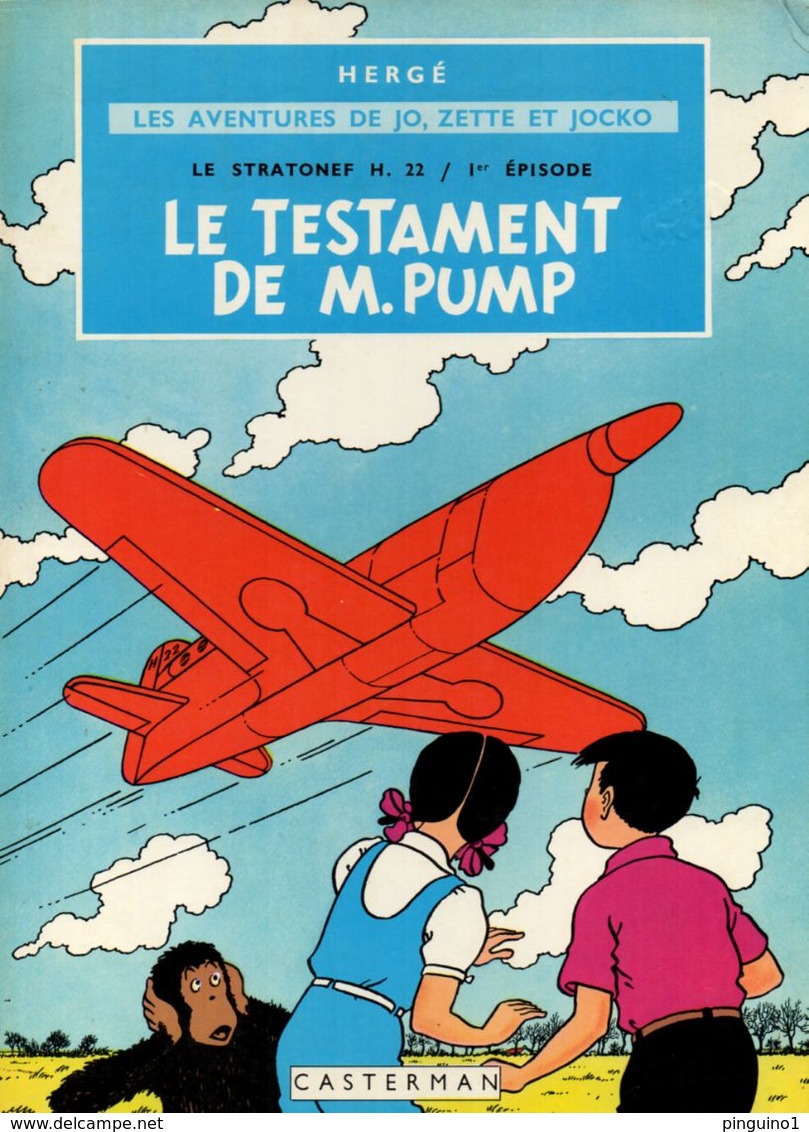 Hergé Le Testament De M.Pump - Hergé