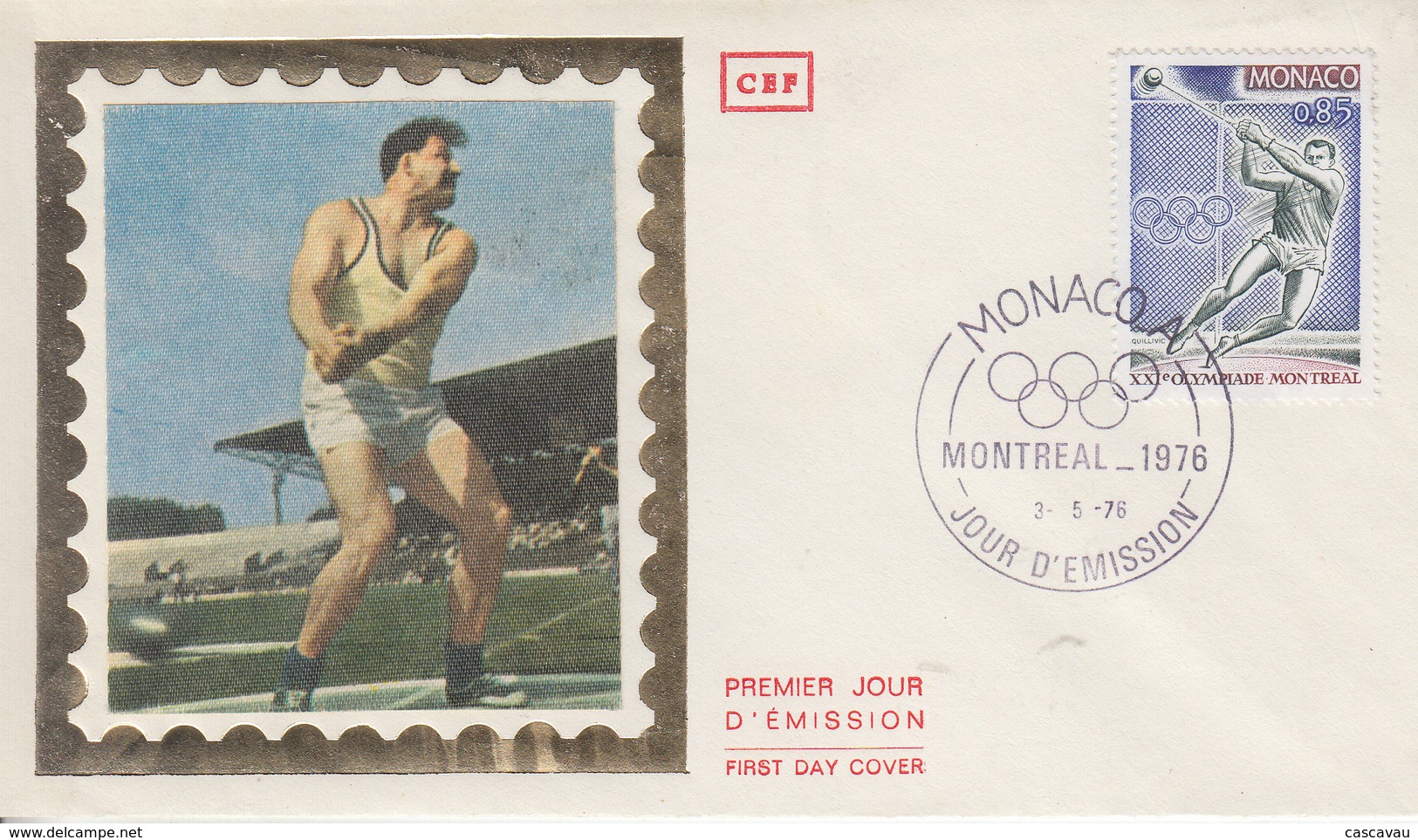 Enveloppe  1er  Jour   MONACO    Jeux  Olympiques  MONTREAL   1976 - Estate 1976: Montreal