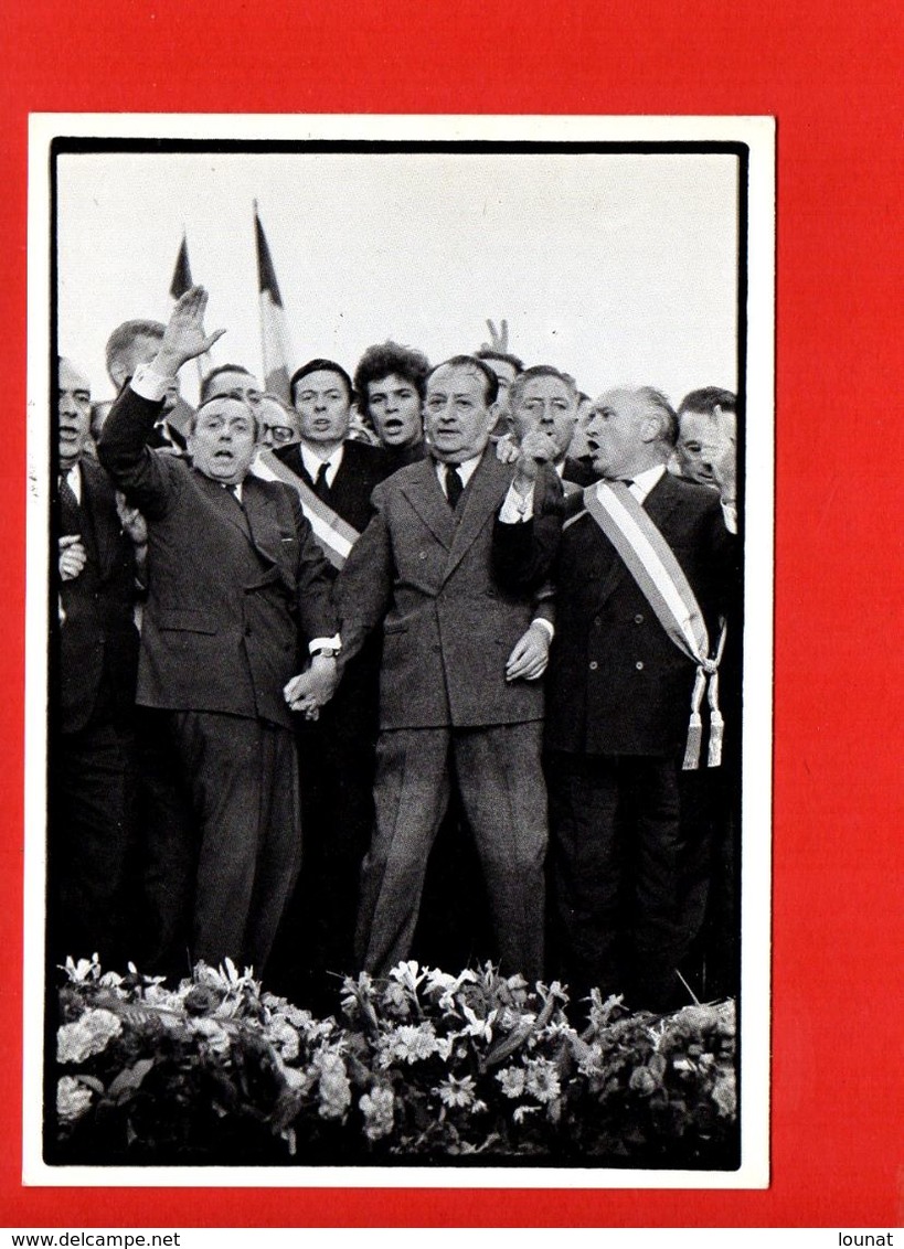 Histoire - Manifestation Gauliste 30 Mai 1968 - CARON G. Gamma (non écrite) - Storia