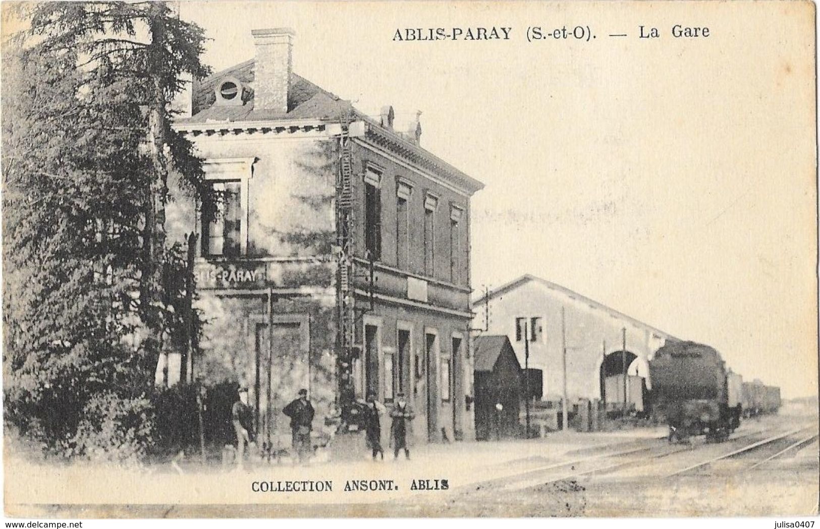 ABLIS PARAY (78) Vue Intérieure De La Gare - Ablis