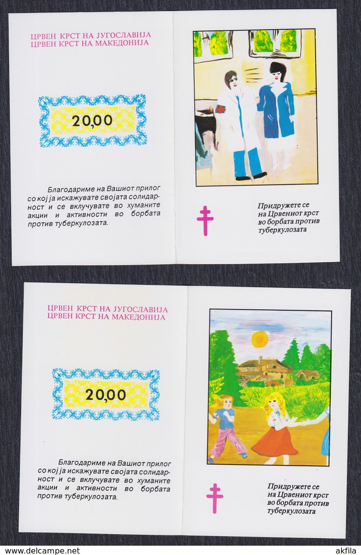 Yugoslavia 1991 Fight Against Tuberculosis Surcharge Booklet, Perforated And Imperforated, MNH (**) - Libretti