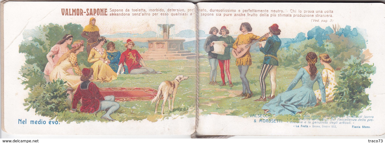 MILANO 1907 - Calendario Pubblicitario /  VALMOR - SAPONE _ VALSECCHI & MOROSETTI