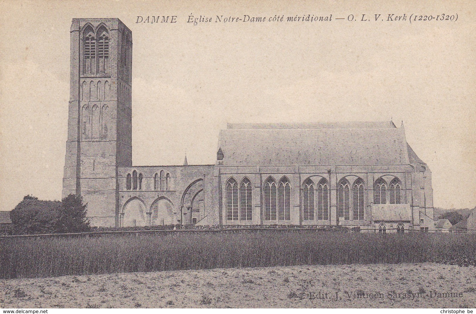 Damme, Eglise Notre Dame Côté Méridional; O.L.V Kerk (pk42411) - Damme