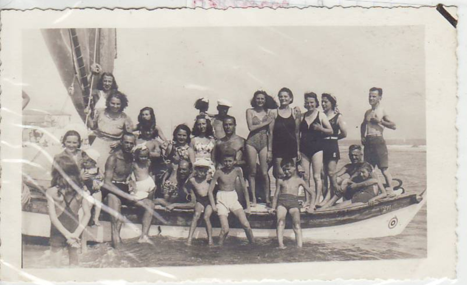 3452 FOTO RIMINI BELLARIA AGOSTO 1942 - Personnes Anonymes