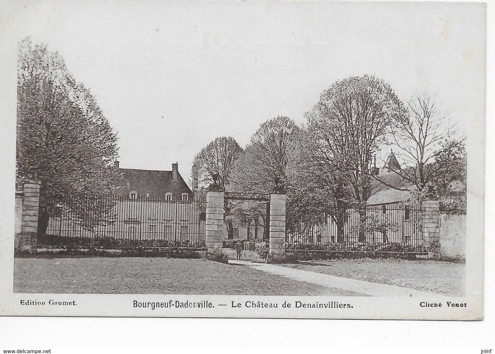 CPA   --  Bourgneuf-Dadonville  ( 45 )  --  Chateau De Denainvilliers   --   Ecrite   --  1943   --    B.E. . - Altri & Non Classificati