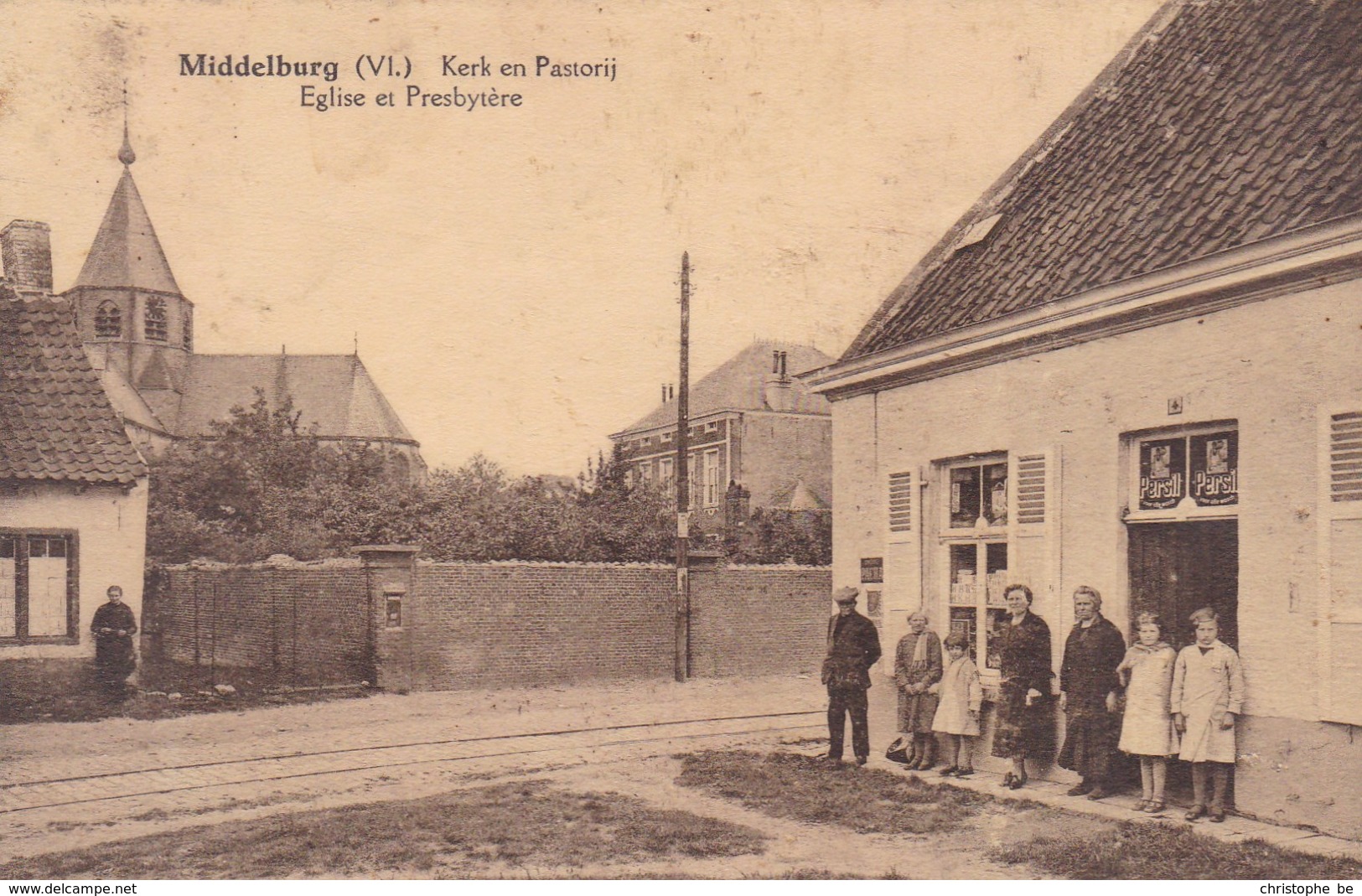 MIddelburg, Vlaanderen, Kerk En Pastorij (pk42437) - Maldegem