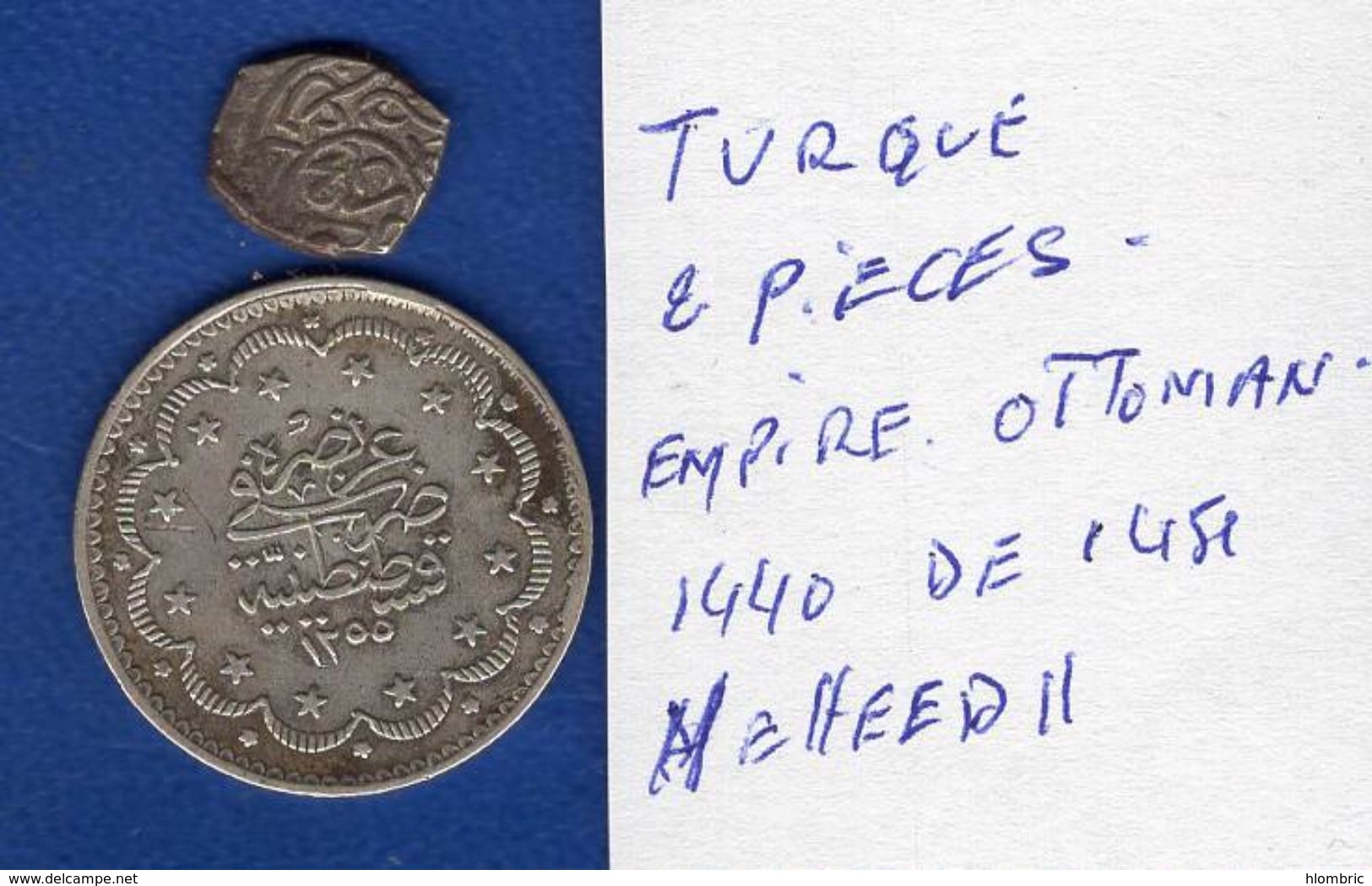 Turquie  2  Pieces  Arg - Turquia