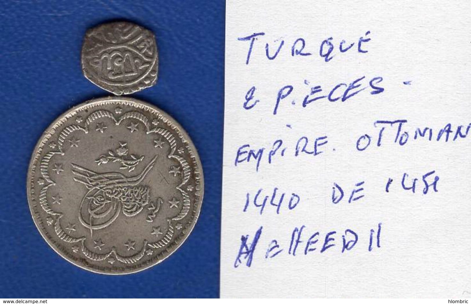 Turquie  2  Pieces  Arg - Turquia