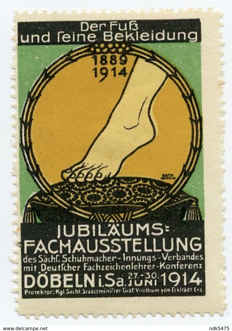 CINDERELLA : GERMANY - DOBELN - JUBILAUMS FACHAUSSTELLUNG, 1914 - Cinderellas